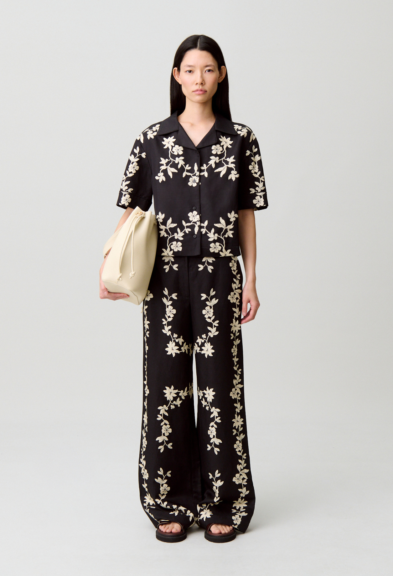 Floral shirt - Woman - Dark print - Claudie Pierlot