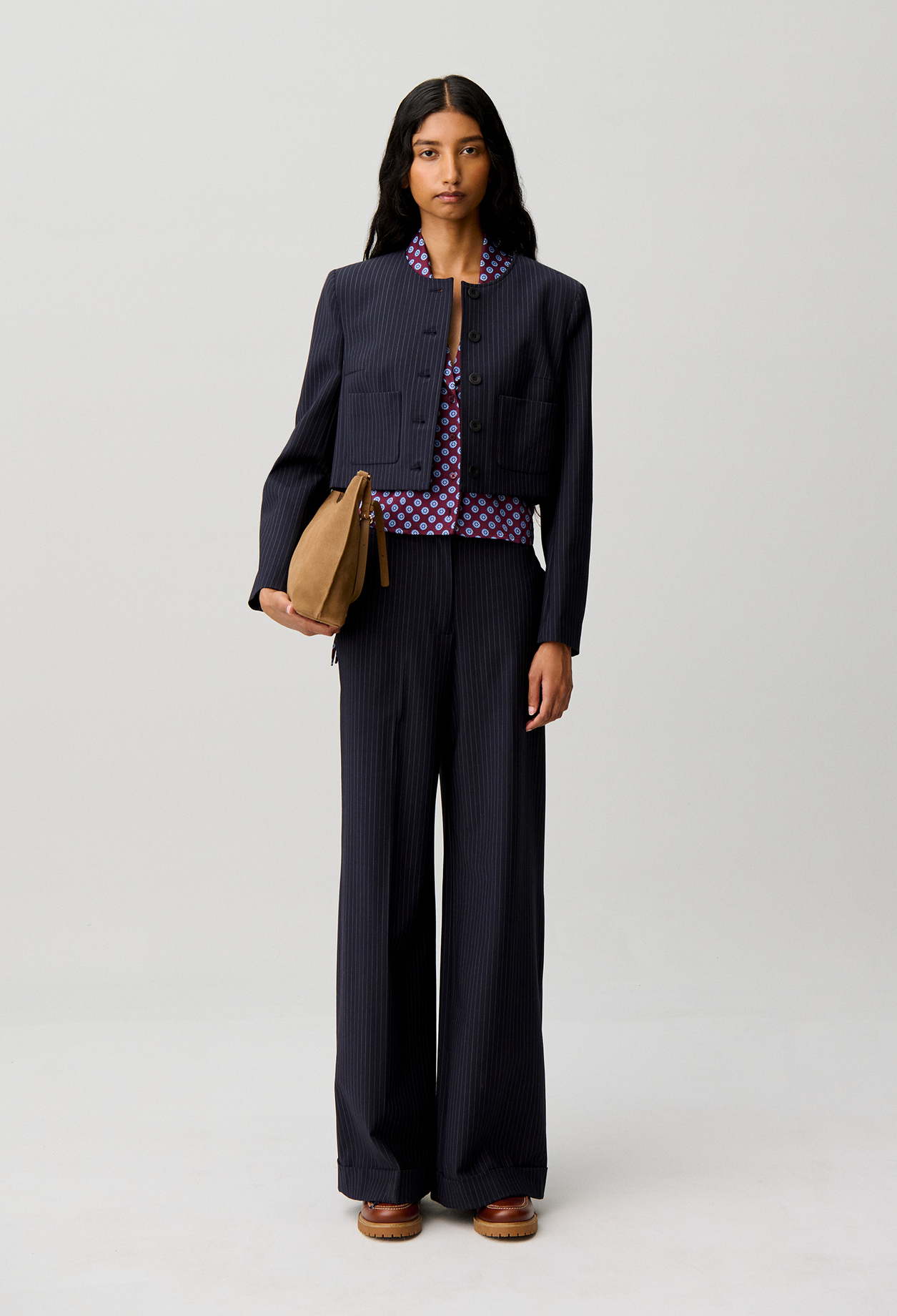 Tailored trousers - Woman - Dual-color - Claudie Pierlot