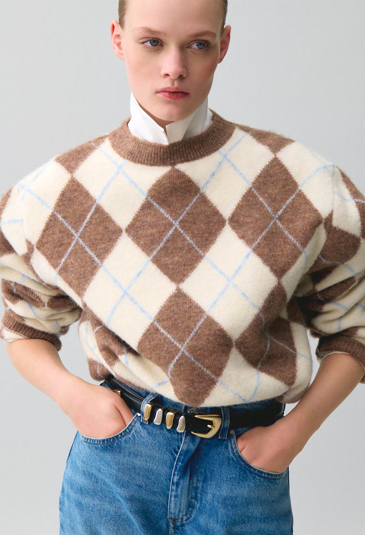 Straight multicoloured jumper - Woman - Multicolored - Claudie Pierlot